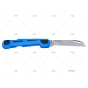 CUCHILLO MARINE PLEG AZUL 19-H6.5CM MAC COLTELLERIE