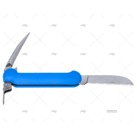 CUCHILLO SAYLOR AZUL 18.5-H7.5CM MAC COLTELLERIE