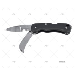CUCHILLO ELECTRICISTA 2 HOJAS NEGRO