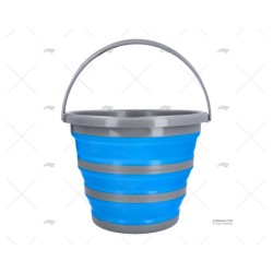 BALDE PLEGABLE 10L AZUL