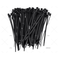 BRIDA NYLON 2,5X98 NEGRA 100 UNIDADES NORMA