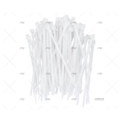 BRIDA NYLON 2,5X98 BLANCA 100 UNIDADES NORMA