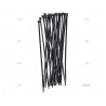 BRIDA KIT 3,6X200 NEGRA (20U)