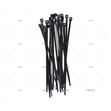 BRIDA KIT 3,6X140 NEGRA (20U)