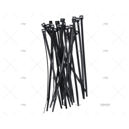BRIDA KIT 2,5X98 NEGRA (20U)