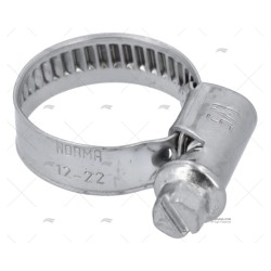 ABRAZADERA INOX W5 12- 22/ 9 NORMA