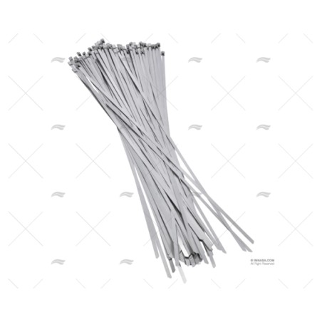 ABRAZADERA INOX W4 450MM X 4,6MM (100U) NORMA