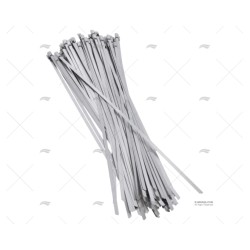 ABRAZADERA INOX W4 350MM X 4,6MM (100U) NORMA