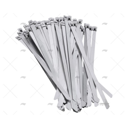 ABRAZADERA INOX W4 250MM X 7,9MM (100U) NORMA