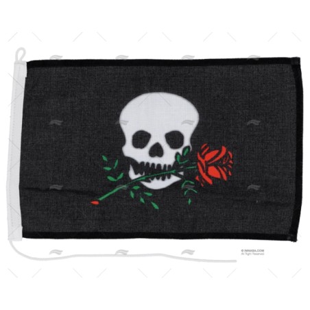 BANDERA PIRATA ROSA 30X 20CM ADRIA BANDIERE