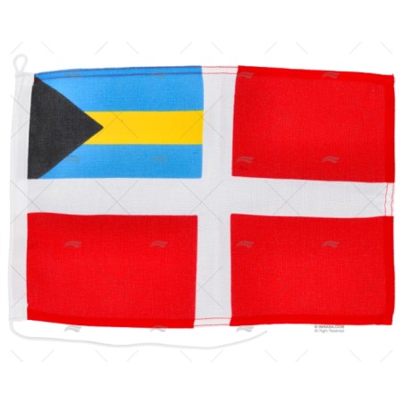 BANDERA BAHAMAS MERCANTE 30X 20CM ADRIA BANDIERE