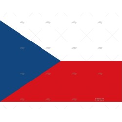 BANDERA CHEQUIA 45X 30CM ADRIA BANDIERE