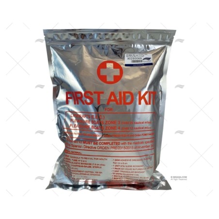 KIT AUXILIO ZONA 1-2-3-4 EN BOLSA (BALSA