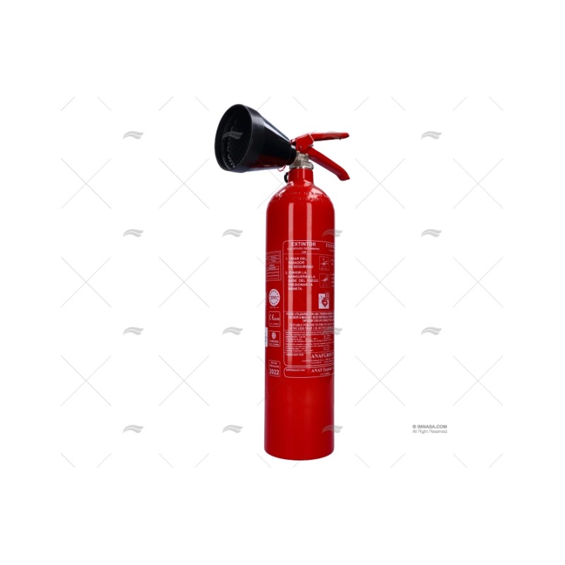 EXTINTOR CO2 2KG MANUAL,DIFUSOR ALUM. ANAF