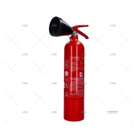 EXTINTOR CO2 2KG MANUAL,DIFUSOR ALUM. ANAF