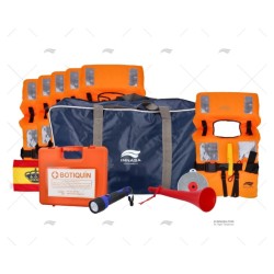 BOLSA SALVAMENTO 3/4 25M 6 CHALECOS IMNASA