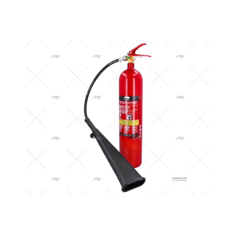 EXTINTOR CO2 5KG B MANUAL ACERO IMNASA