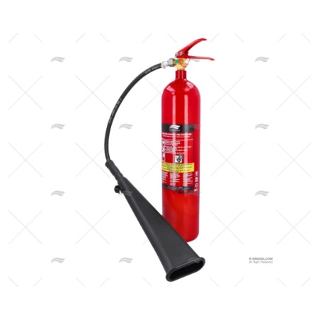 EXTINTOR CO2 5KG B MANUAL ACERO IMNASA