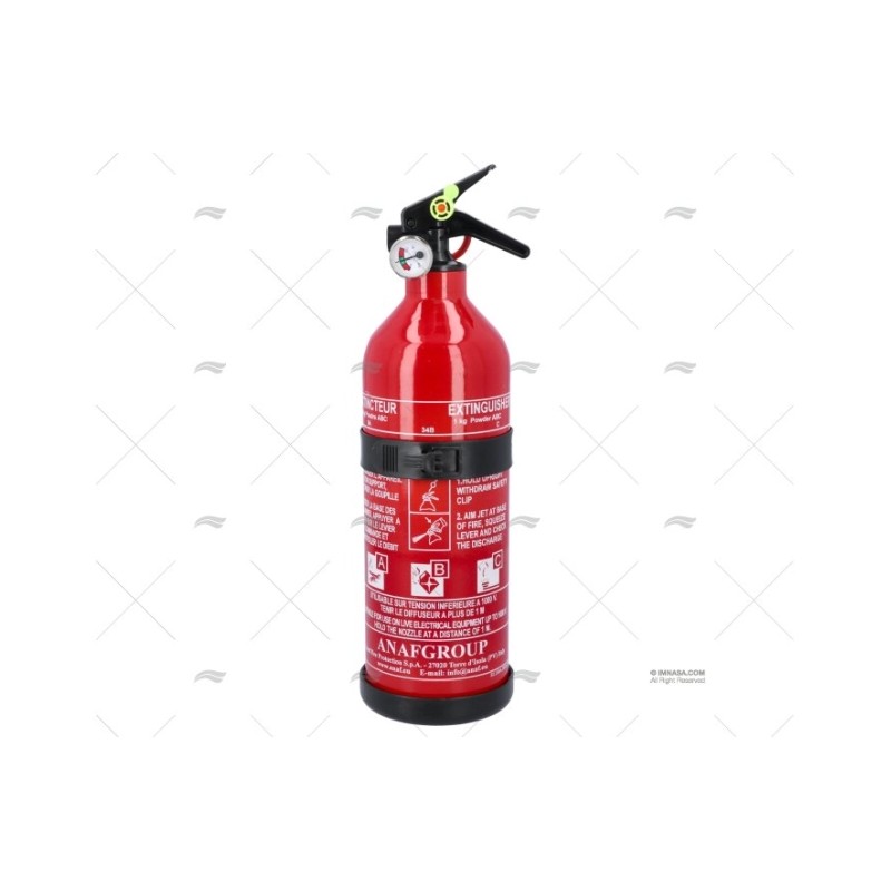 EXTINTOR ABC 1KG C/MANOMETRO FRANCIA ANAF