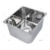 FREGADERO RECTANGULAR INOX 350 X 320 MM BARKA