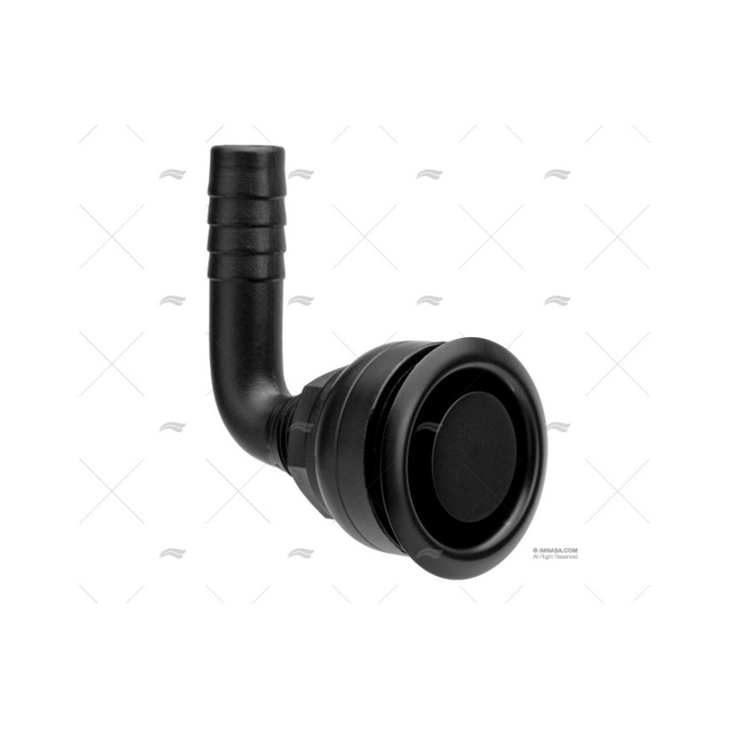 RESPIRADERO INOX 316 NEGRO MATE 16MM MARINE TOWN