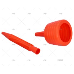 EMBUDO ANTIRODAMIENTO FLEXIBLE ROJO