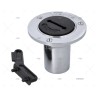 TAPON WASTE 38MM LATON CROMADO/NEGRO PERKO