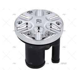 TAPON GAS VPR RECTO CROMADO VENTILADO 1" PERKO
