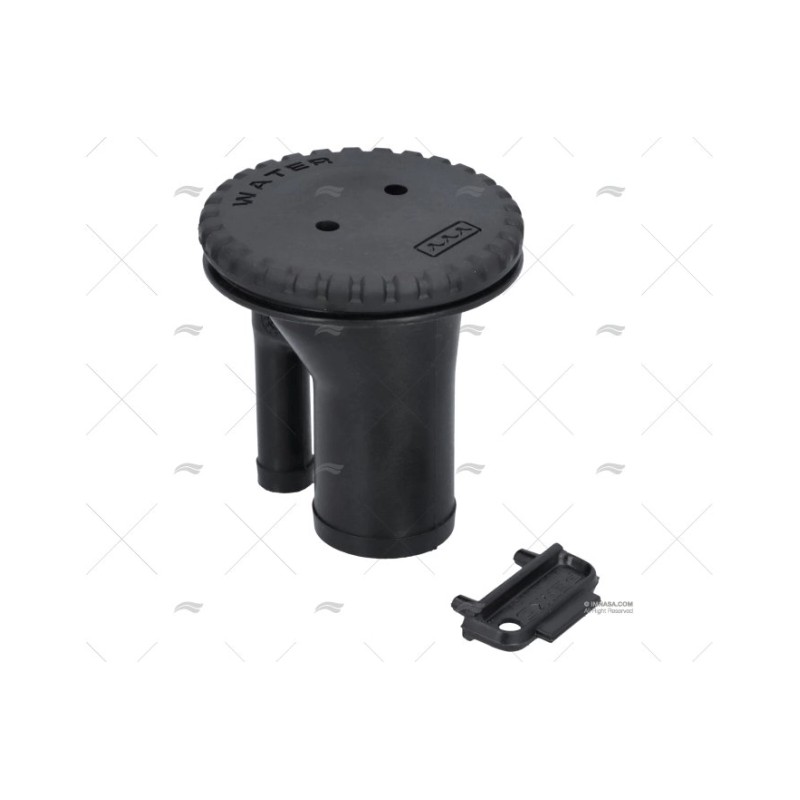 TAPON DE AGUA VENTILADA 1-1/2" RECTO NEG PERKO