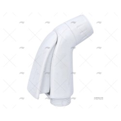 DUCHA BLANCA 1/2"BSP-20 DIFUSOR CROMADO