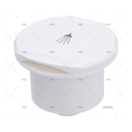 CAJA DUCHA BLANCA TAPA BLANCA