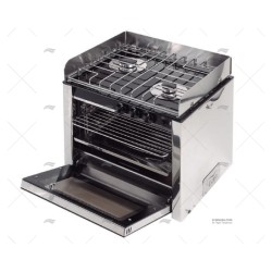 COCINA 2 FOGONES CON HORNO 500X410X390 CAN