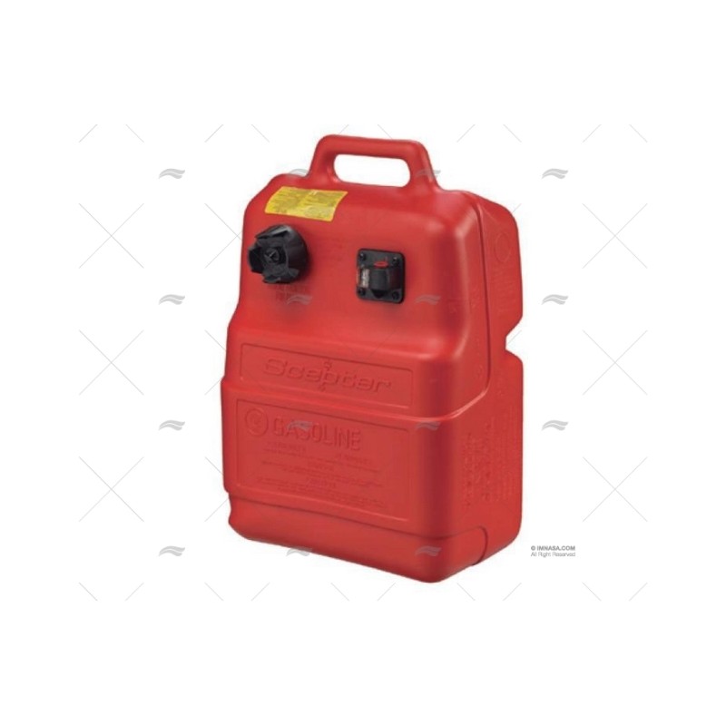 DEPOSITO COMBUSTIBLE 25L SCEPTER ROJO