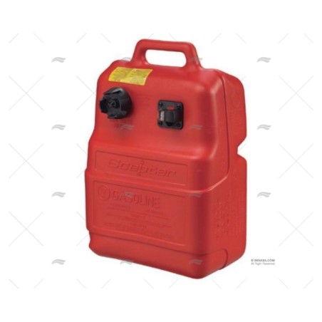 DEPOSITO COMBUSTIBLE 25L SCEPTER ROJO