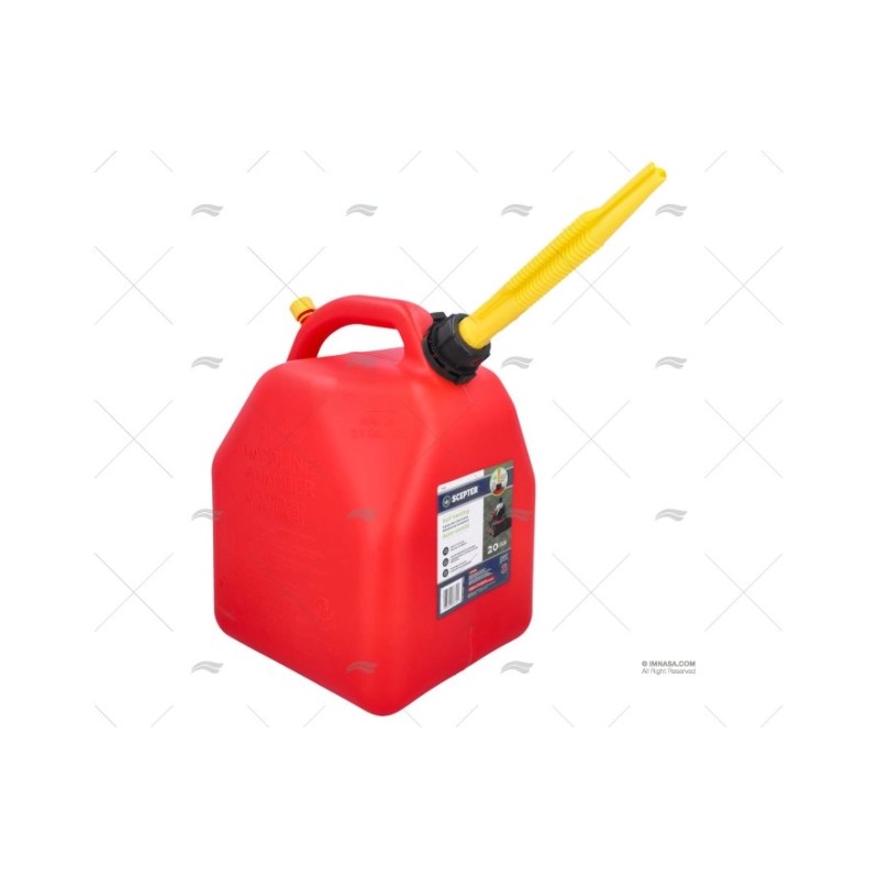 DEPOSITO COMBUSTIBLE 20L SCEPTER ROJO