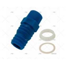 RACORD 3/8 PVC DEPOSITO TUBO D. 17/19