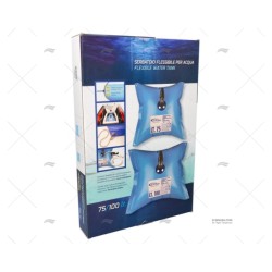 DEPOSITO AGUA 100L FLEXIBLE RECTANGULAR