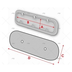 MOSQUITERA PARA PORTILLOS - GRANDE