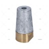 ANODO ZINC TUERCA EJE 40MM SIN MECANIZAR GUARDIAN