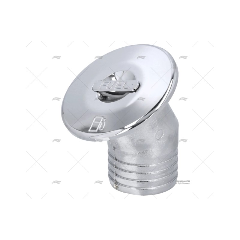 TAPON FUEL 50MM LATON CROMADO INC.30º FORESTI SUARDI