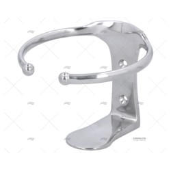 SOPORTE VASO X 1 INOX SS 316 106MM