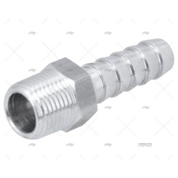 CONECTOR ALUMINIO TUBO 3/8"-3/8"NPT