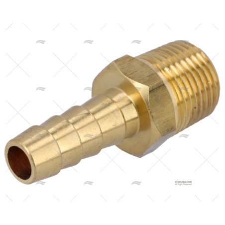 CONECTOR UNIVERSAL TUBO 10MM - ROSCA 3/