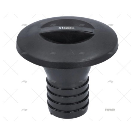 TAPON DIESEL 38MM PVC NEGRO
