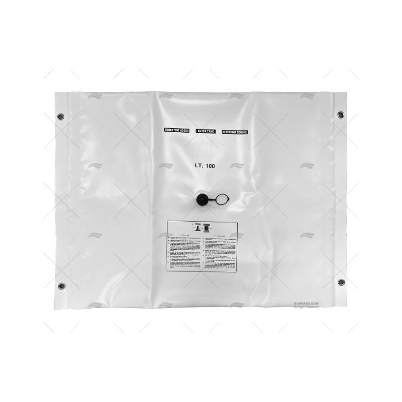 DEPOSITO AGUA 100L FLEXIBLE RECTANGULAR