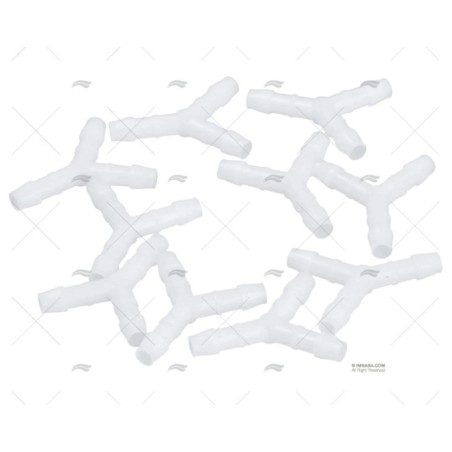 EMPALME "Y" 4MM RESINA (10U) NORMA