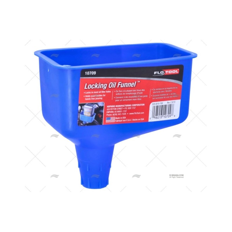 EMBUDO BIDONES AZUL
