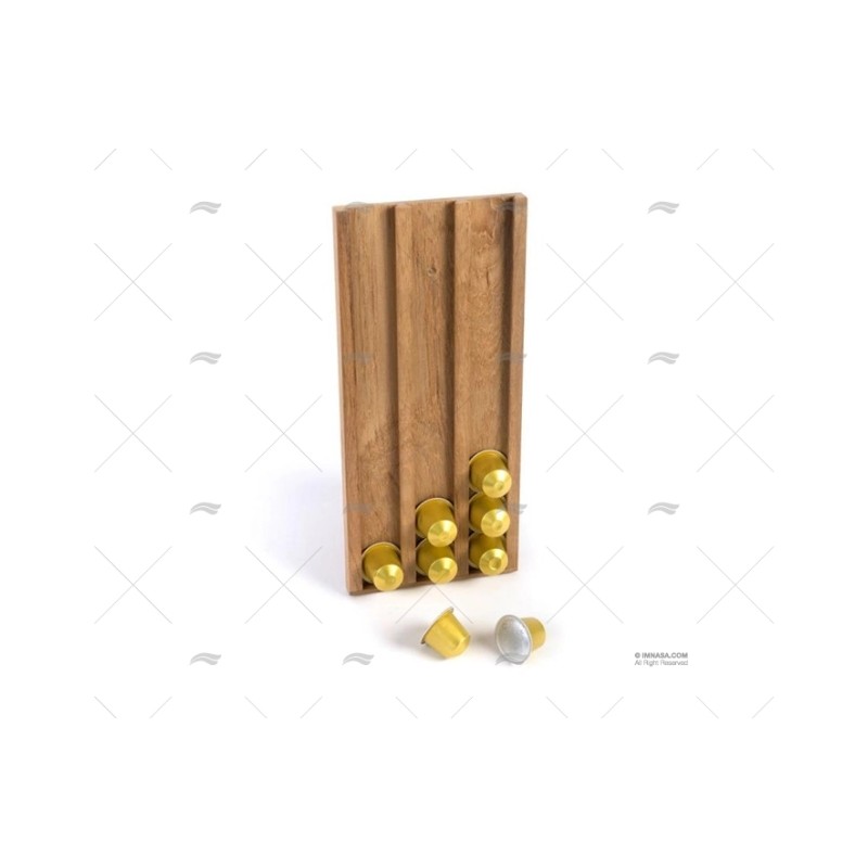 SOPORTE CAPSULAS CAFE TECA ARC MARINE