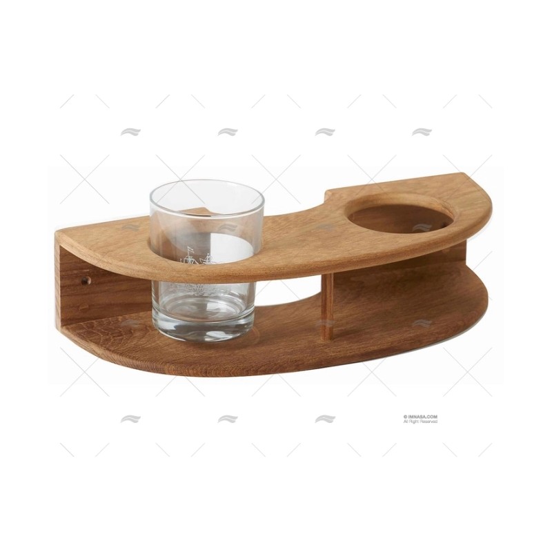 SOPORTE TECA PARED PARA VASO (2) D.71MM ARC MARINE
