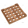 POSAPLATOS TECA 200X200MM ARC MARINE